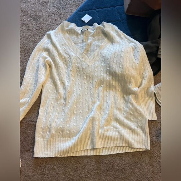 NWT j crew linen sweater M - Picture 1 of 7